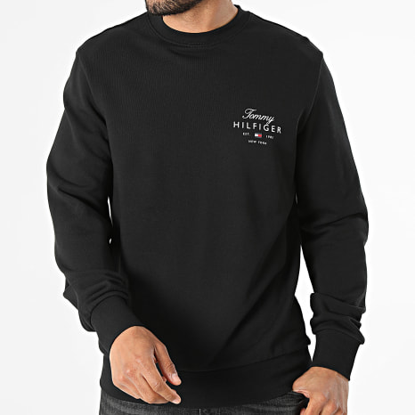 Tommy Hilfiger - Sweat Crewneck Script Stack 3218 Noir