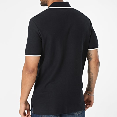Tommy Hilfiger - Polo Manches Courtes Regular Fit Circulose Pique 5097 Bleu Marine