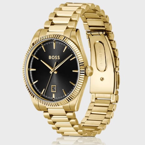 BOSS - Montre Cheswick 1514312 Doré Noir
