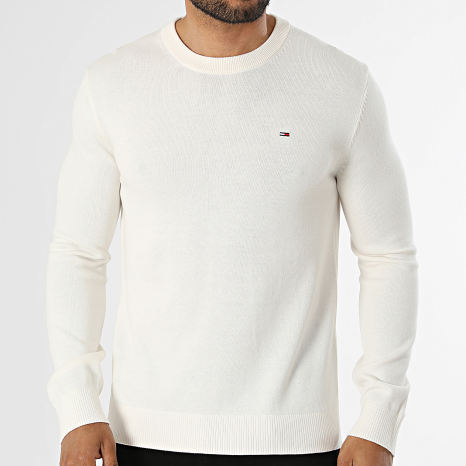 Tommy Jeans - Pull Slim Essential 2853 Beige Clair