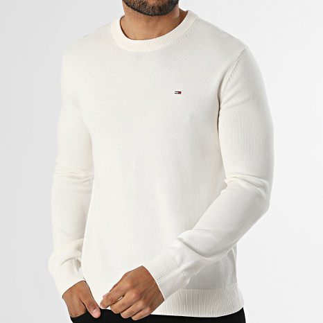 Tommy Jeans - Pull Slim Essential 2853 Beige Clair