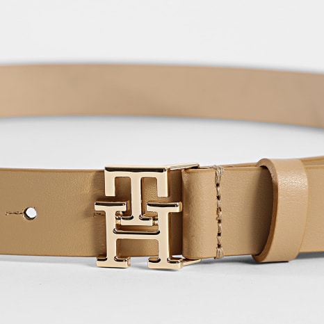 Tommy Hilfiger - Ceinture Femme Logo 2.5 7496 Beige