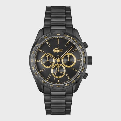 Lacoste - Montre Boston Noir Doré