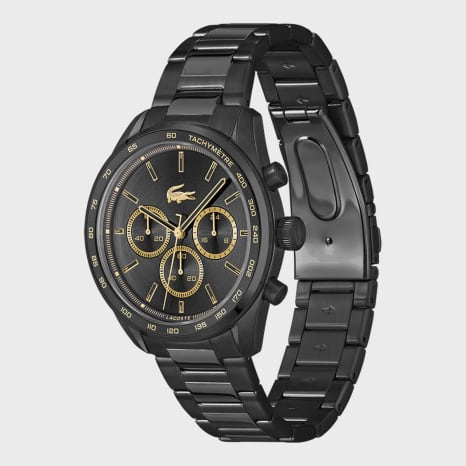 Lacoste - Montre Boston Noir Doré