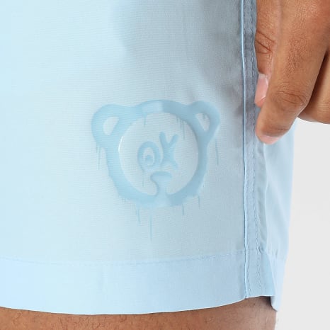 Teddy Yacht Club - Short De Bain Andrew Shine Bleu Clair