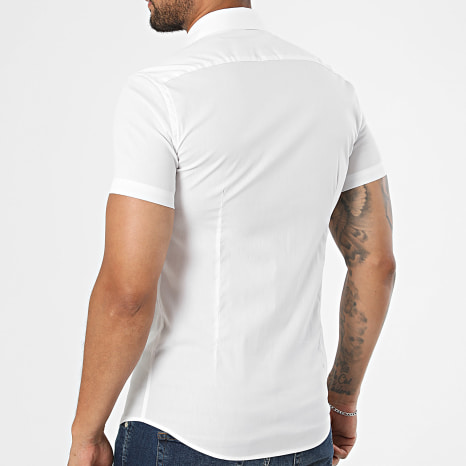 Frilivin - Chemise Manches Courtes SLIM FIT Blanc