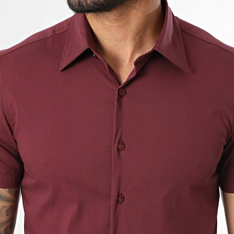 Frilivin - Chemise Manches Courtes 399 Bordeaux