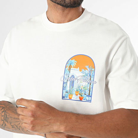 Frilivin - Tee Shirt Casa Palma Beige Clair