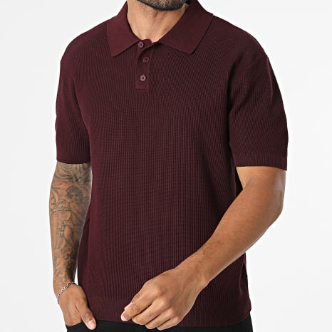 Frilivin - Polo Manches Courtes Maille 101 Bordeaux