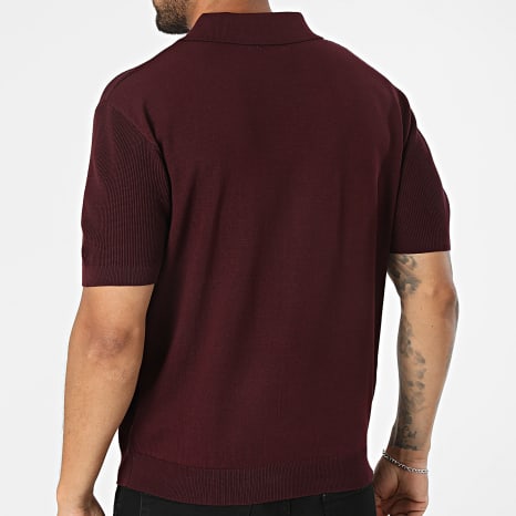 Frilivin - Polo Manches Courtes Maille 101 Bordeaux