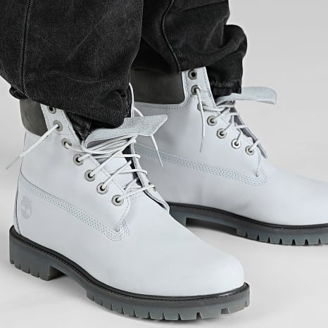 Timberland - Boots Timberland Heritage 6 In Lace Waterproof A41MW Light Blue Nubuck