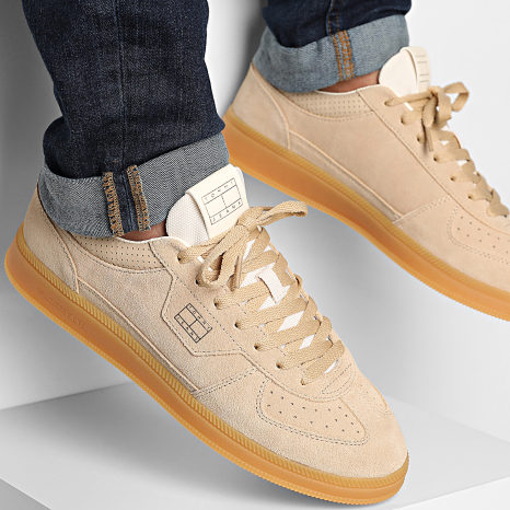 Tommy Jeans - Baskets The Greenwich Edge Suede 1732 Gentle Gold