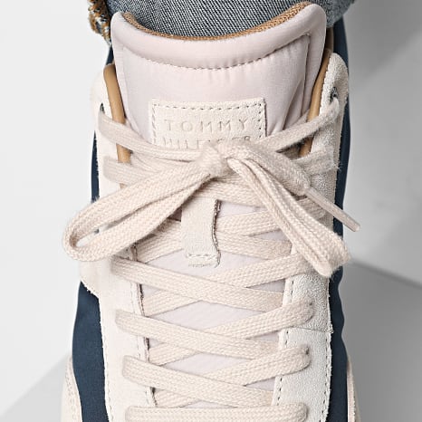 Tommy Hilfiger - Baskets Low Run Icon Summer Mix 5905 Desert Sky Classic Stone