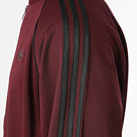 Adidas Originals - Veste Zippée A Bandes KR1372 Bordeaux
