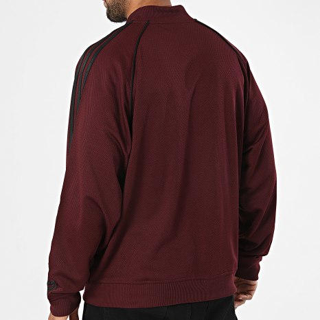 Adidas Originals - Veste Zippée A Bandes KR1372 Bordeaux