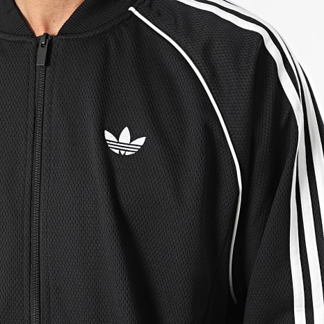 Adidas Originals - Veste Zippée A Bandes KR1374 Noir