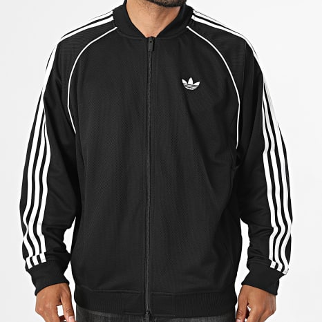 Adidas Originals - Veste Zippée A Bandes KR1374 Noir