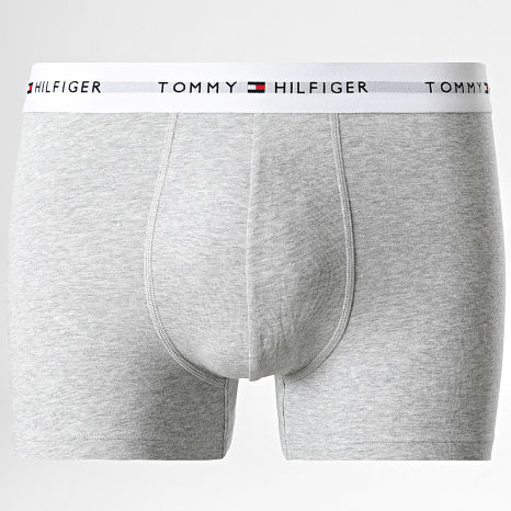 Tommy Hilfiger - Lot De 3 Boxers 3889 Bleu Vert Gris Chiné