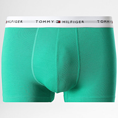 Tommy Hilfiger - Lot De 3 Boxers 3889 Bleu Vert Gris Chiné