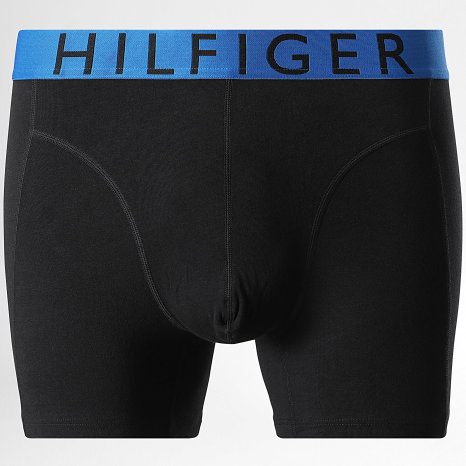 Tommy Hilfiger - Lot De 3 Boxers 3754 Noir Blanc Vert Bleu Roi
