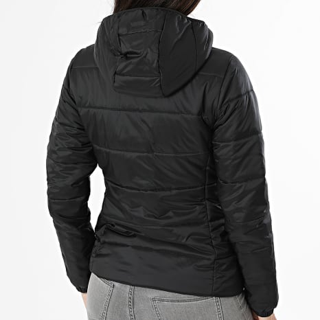 Tommy Jeans - Doudoune Slim Zippée Capuche Femme Hooded Padded 0959 Noir
