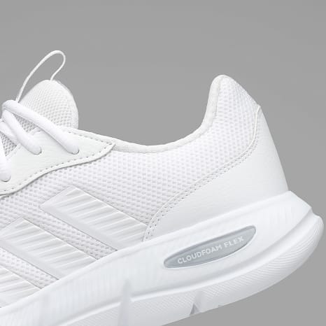 Adidas Sportswear - Baskets Cloudfoam Flex Laces KI4427 Footwear White Grey Two