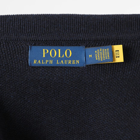 Polo Ralph Lauren - Chemise Manches Courtes Maille Original Player Bleu Marine
