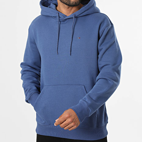 Tommy Jeans - Sweat Capuche Flag 0742 Bleu Marine