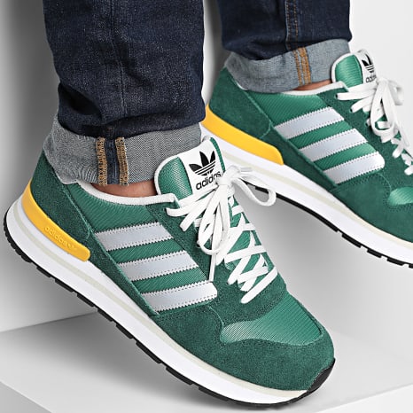 Adidas Originals - Sneakers ZX 500 RS KI9813 Blanch Green Silver