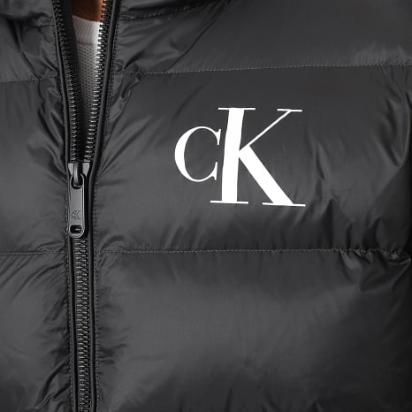 Calvin Klein - Doudoune Capuche Zippée RG513 Noir