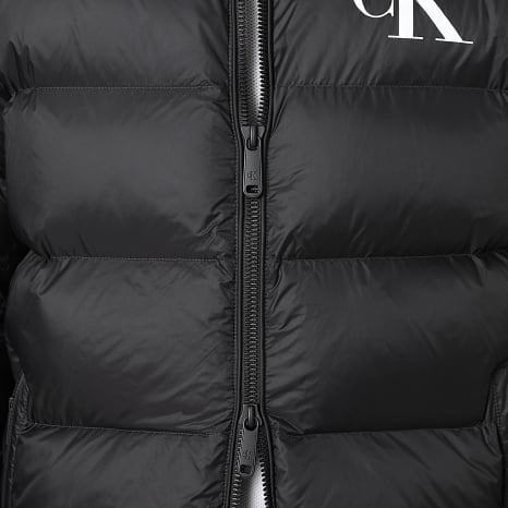 Calvin Klein - Doudoune Capuche Zippée RG513 Noir