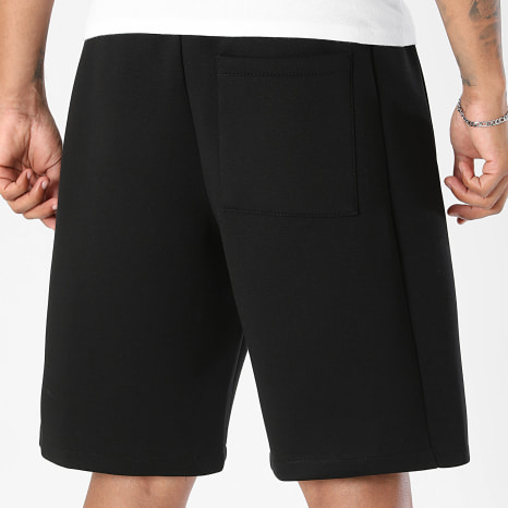 LBO - Pantalón Corto de chándal Oversize Efecto Neopreno 2810 Negro