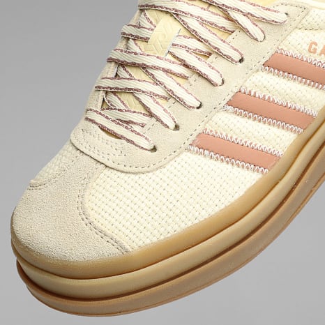 Adidas Originals - Baskets Femme Gazelle Bold W KI7224 Warm Vanilla Clay Strata Cream White