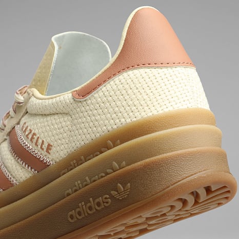 Adidas Originals - Baskets Femme Gazelle Bold W KI7224 Warm Vanilla Clay Strata Cream White