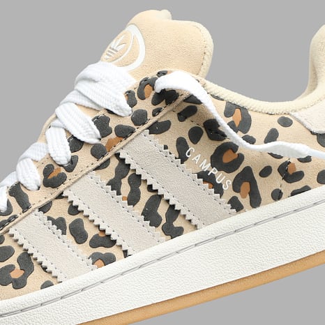 Adidas Originals - Baskets Femme Campus 00s J KI9432 Sand Strata Footwear White Gum 3 Leopard