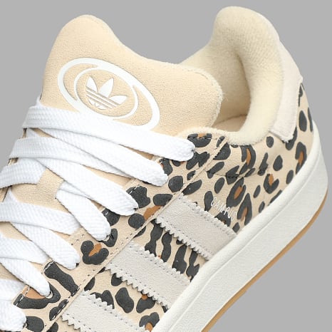 Adidas Originals - Baskets Femme Campus 00s J KI9432 Sand Strata Footwear White Gum 3 Leopard