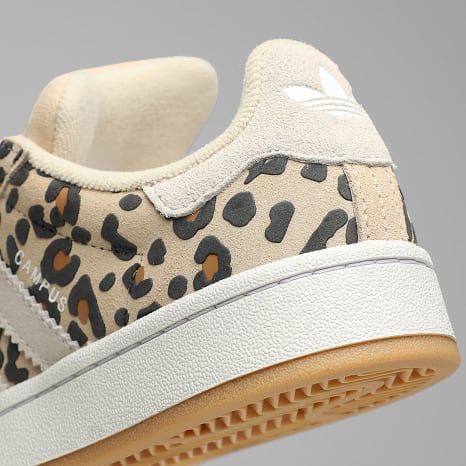 Adidas Originals - Baskets Femme Campus 00s J KI9432 Sand Strata Footwear White Gum 3 Leopard