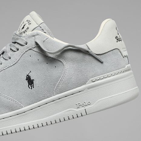 Polo Ralph Lauren - Baskets Masters Court Rib Tonal Grey