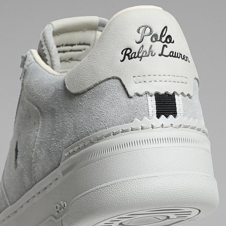 Polo Ralph Lauren - Baskets Masters Court Rib Tonal Grey