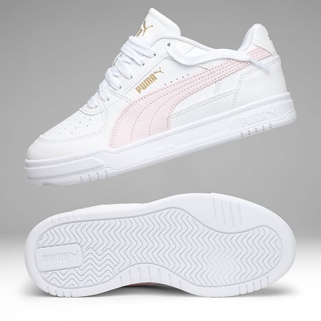 Puma - Baskets Femme Caven III Jr 406235 White Powder Pink Puma Gold