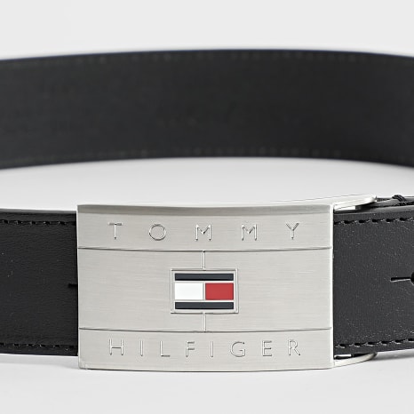 Tommy Hilfiger - Ceinture Flag Plaque 4322 Noir