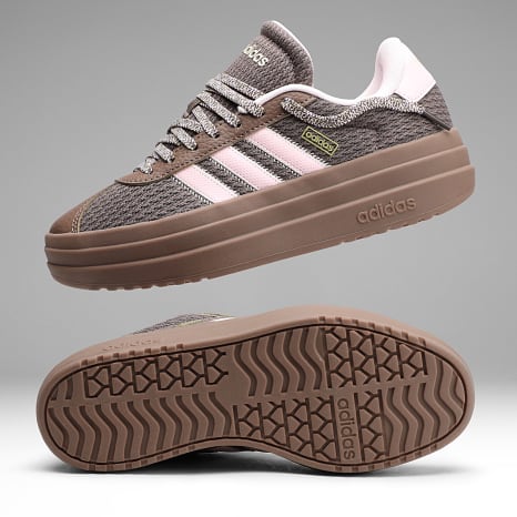 Adidas Sportswear - Baskets Femme VL Court Bold KH9470 Earth Strata Clear Pink Sand Strata