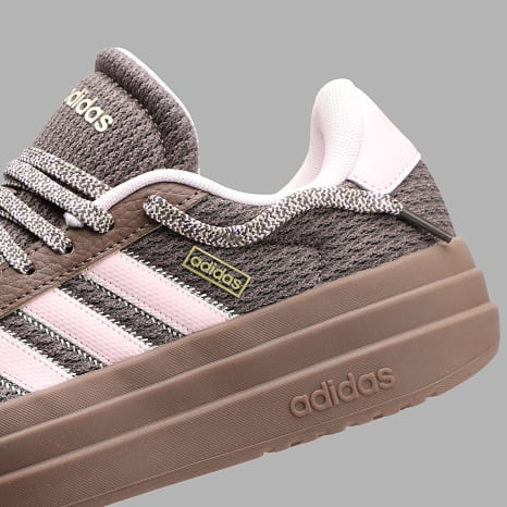 Adidas Sportswear - Baskets Femme VL Court Bold KH9470 Earth Strata Clear Pink Sand Strata