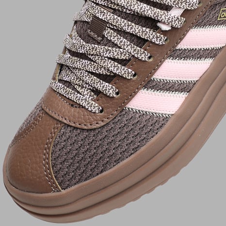 Adidas Sportswear - Baskets Femme VL Court Bold KH9470 Earth Strata Clear Pink Sand Strata
