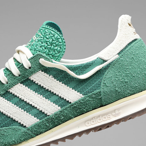 Adidas Originals - Baskets SL 72 OG W KJ4988 Blanch Green Off White Dual Yellow
