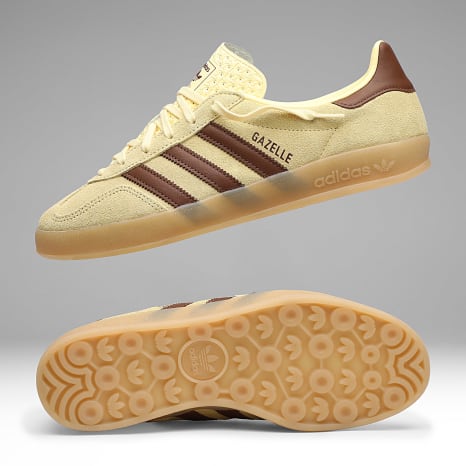 Adidas Originals - Baskets Gazelle Indoor KI7136 Almost Yellow Preloved Brown Gum 4