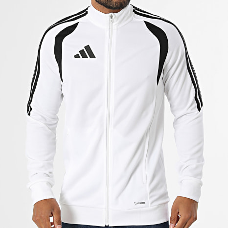 Adidas Sportswear - Veste De Sport A Bandes Tiro League 2026 KC1278 Blanc Noir