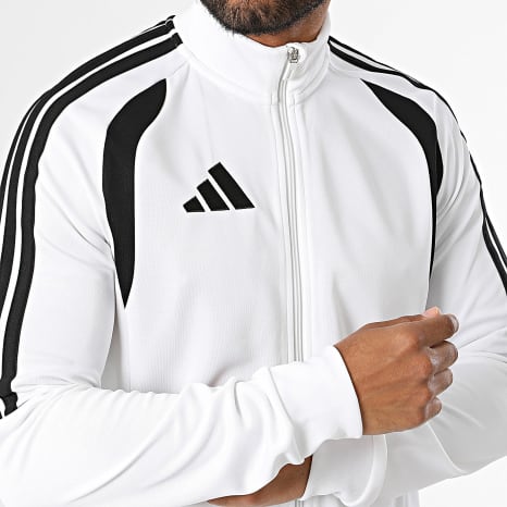 Adidas Sportswear - Veste De Sport A Bandes Tiro League 2026 KC1278 Blanc Noir