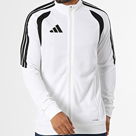 Adidas Sportswear - Veste De Sport A Bandes Tiro League 2026 KC1278 Blanc Noir