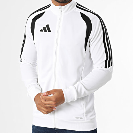 Adidas Sportswear - Veste De Sport A Bandes Tiro League 2026 KC1278 Blanc Noir